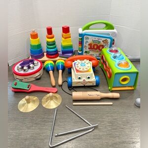 Melissa & Doug Infant Toddler Toy Bundle Fisher Price
